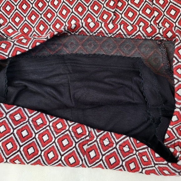 Maeve By Anthropolgie Geometric Red Skirt. Size Small - Picture 7 of 8